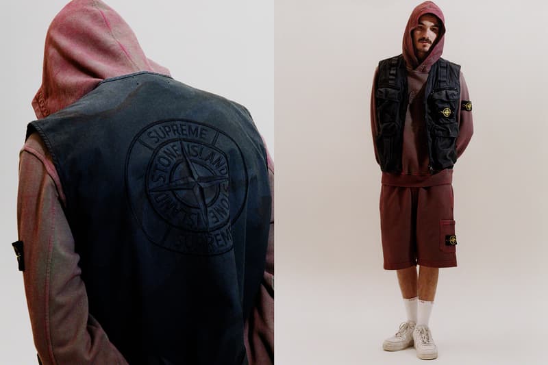 Stone Island x Supreme Spring/Summer 2019 Drop Collection Full Range Items Release Date Outerwear Jackets Full Look