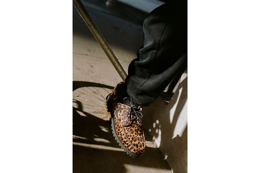 Supreme x Timberland 2019 3-Eye Classic Lug Shoe Leopard