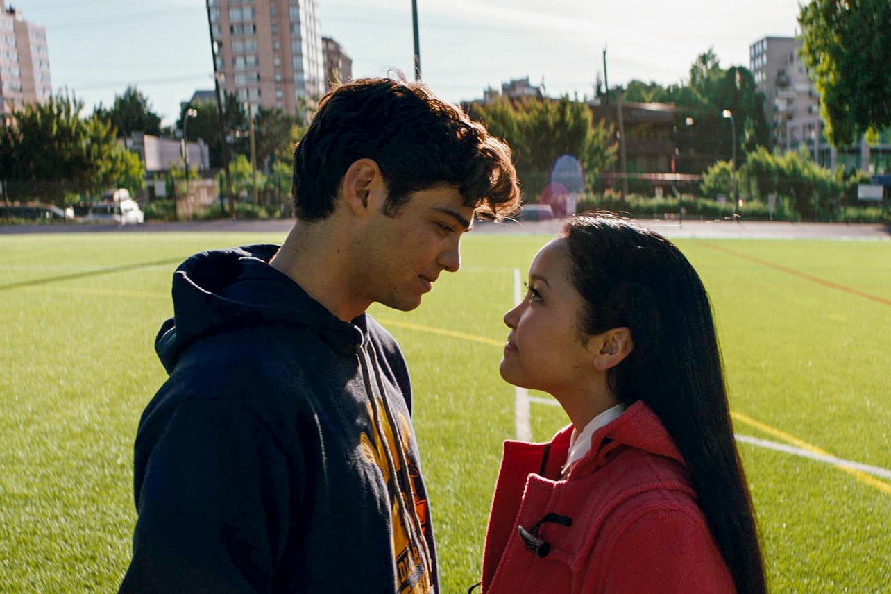 To All the Boys I've Loved Before Lana Condor Noah Centineo Hoodie Black Jacket Red