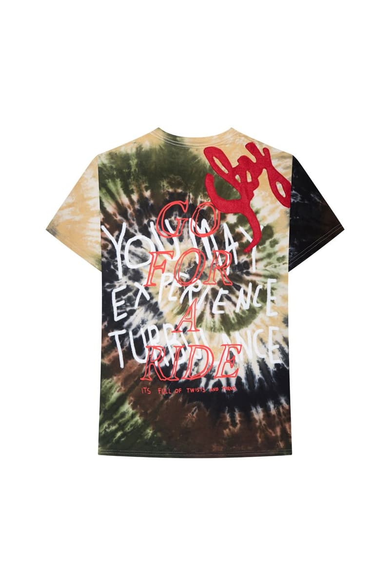 Travis Scott Astroworld Merch Collection T-shirt Green Tan