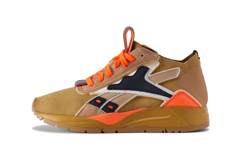 Victoria Beckham x Reebok Bolton Sock Lo Wild Khaki Sahara Solar Orange