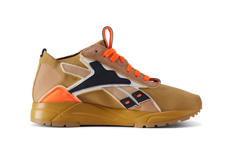 Victoria Beckham x Reebok Bolton Sock Lo Wild Khaki Sahara Solar Orange