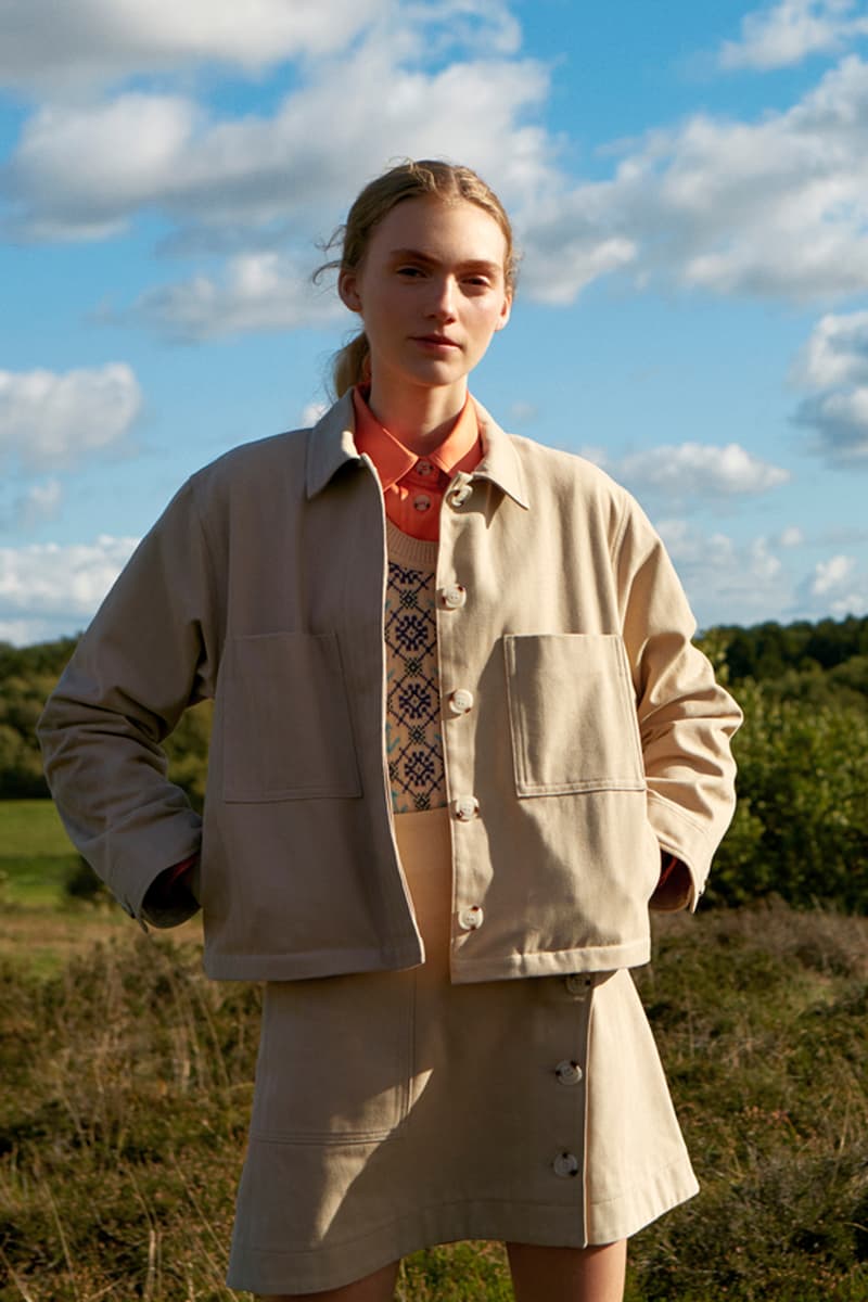 Wood Wood Spring Summer 2019 Outside Collection Lookbook Denim Jacket Skirt