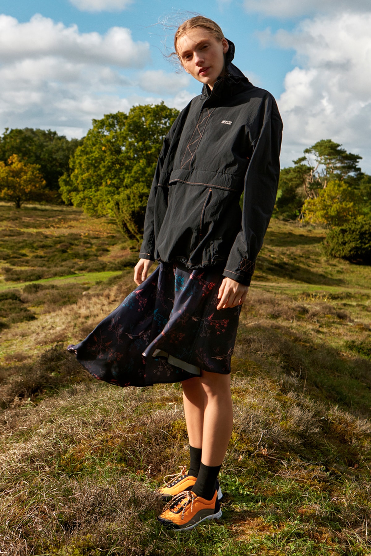 Wood Wood Spring Summer 2019 Outside Collection Lookbook Sporty Technical Jacket Skirt