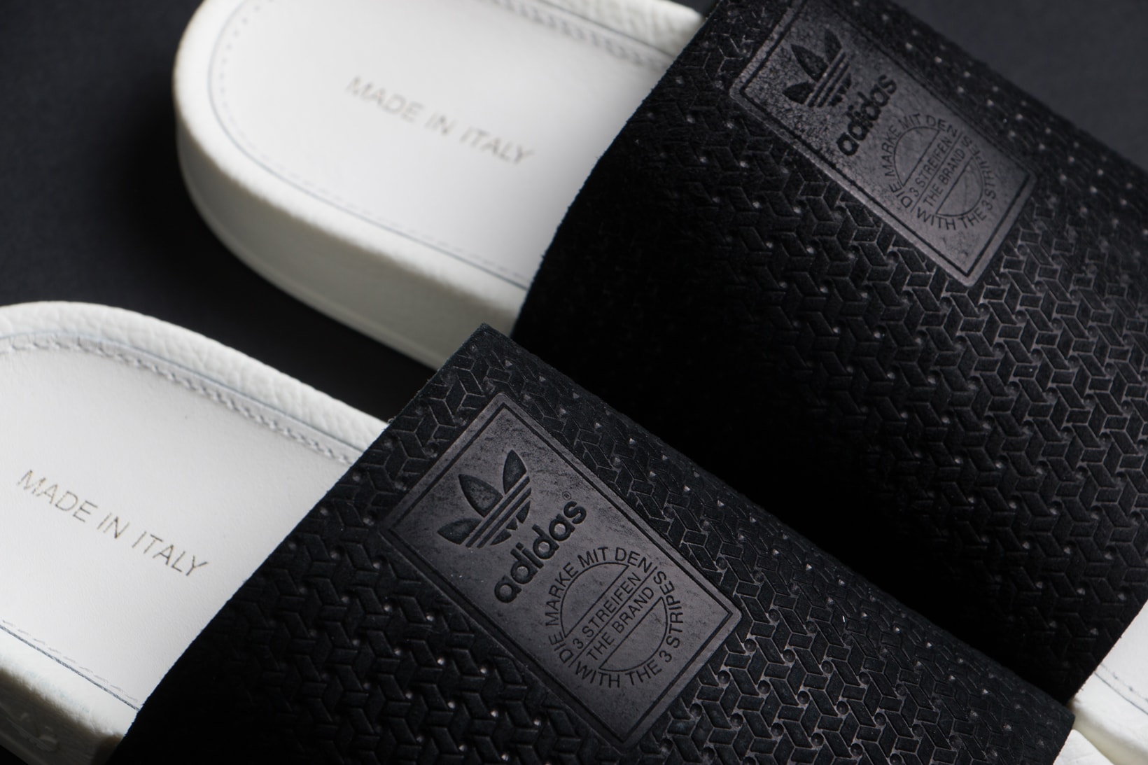 adidas Adilette Luxe Slides Core Black