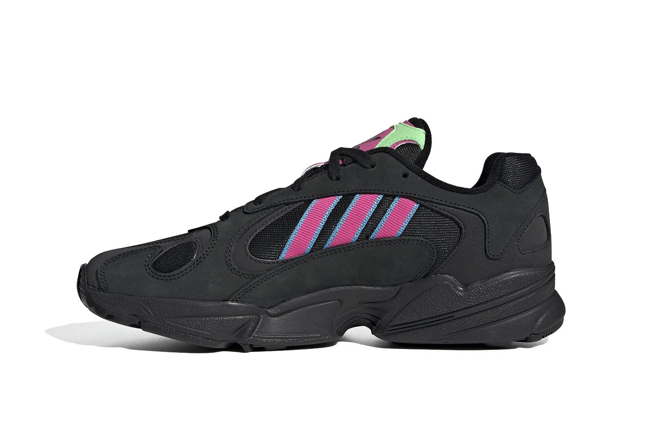 adidas Yung-1 in "Black/Neon Green/Pink" Chunky Sneaker Neon Trend Shoe Black Spring Summer