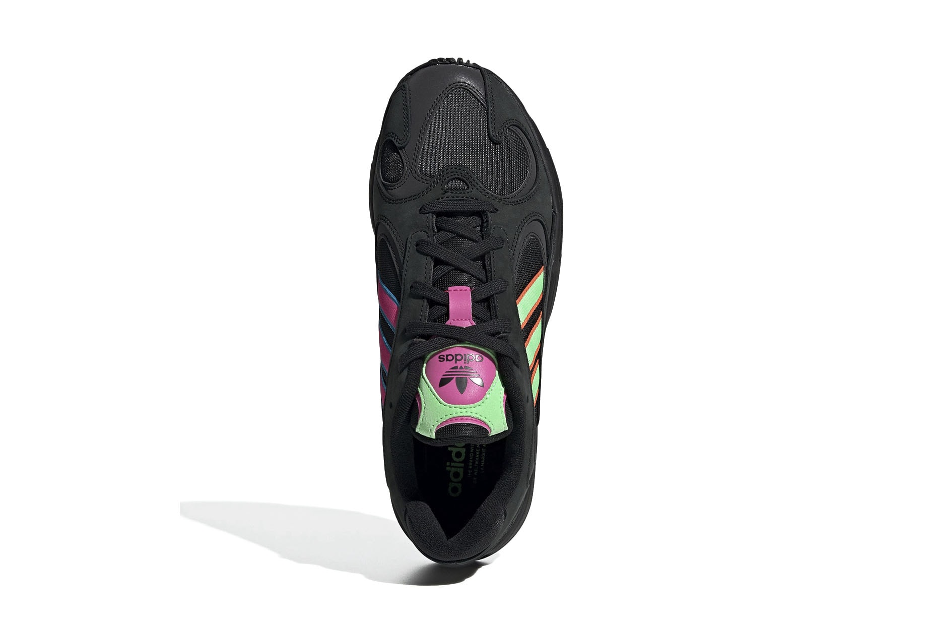 adidas Yung-1 in "Black/Neon Green/Pink" Chunky Sneaker Neon Trend Shoe Black Spring Summer