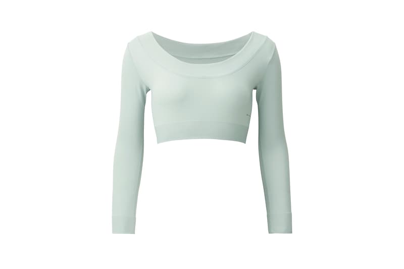 Alexander Wang x Uniqlo Airism Capsule Long Sleeve T Shirt Blue