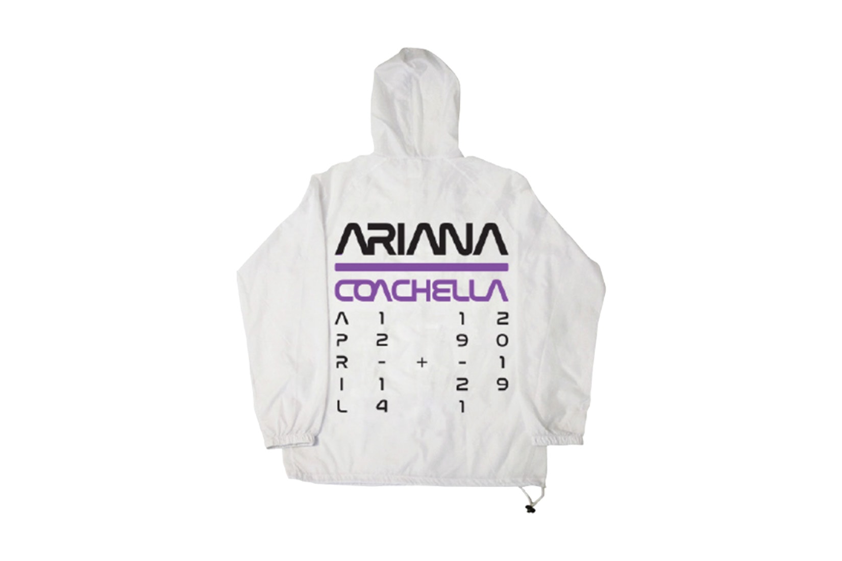 Ariana Grande NASA Coachella Merch Sweatshirt Hoodie T-Shirt Mask Glasses Anorak Aricehlla 