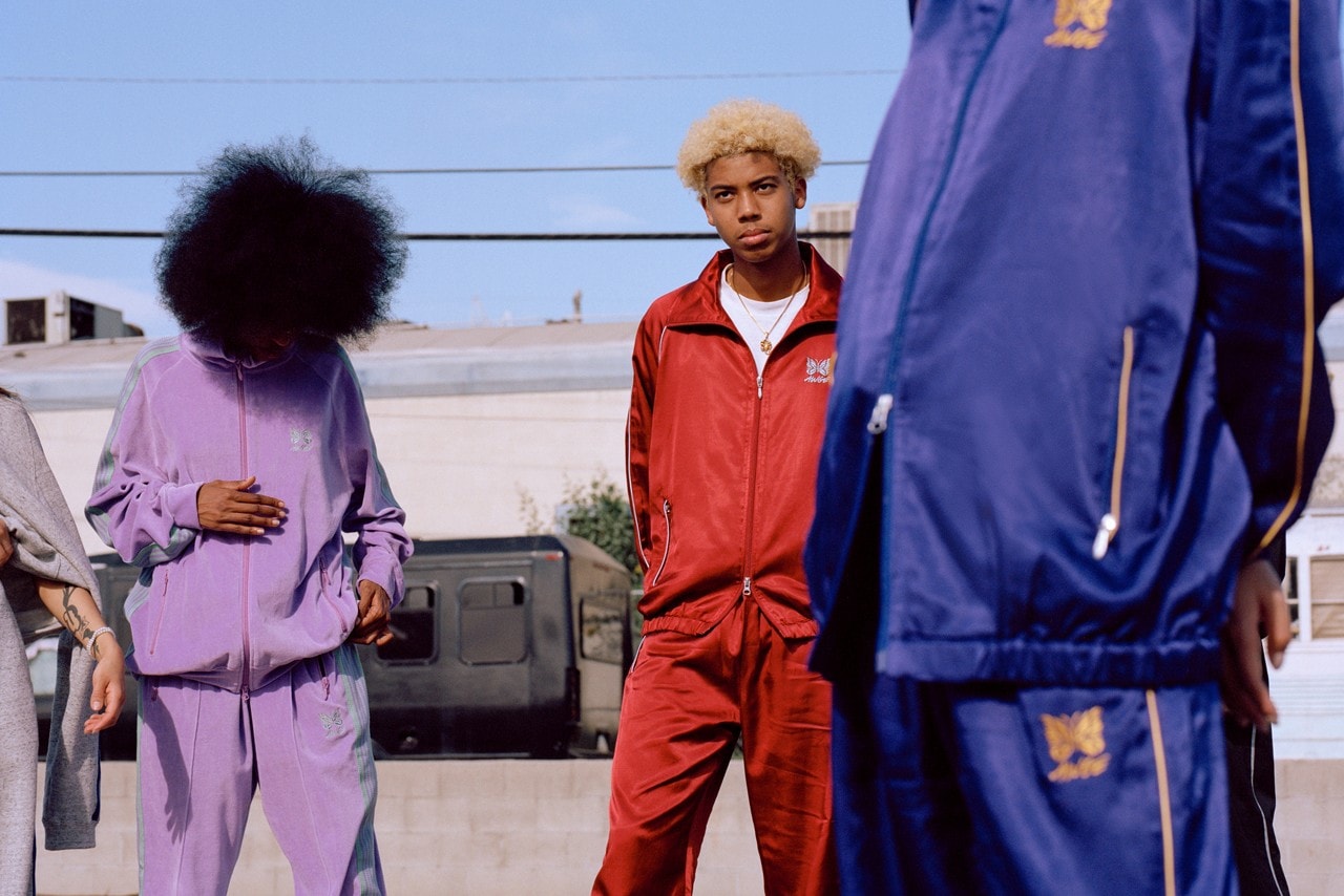 ASAP Rocky AWGE x Needles Spring Summer 2019 Collection Tracksuits Purple Lilac Red