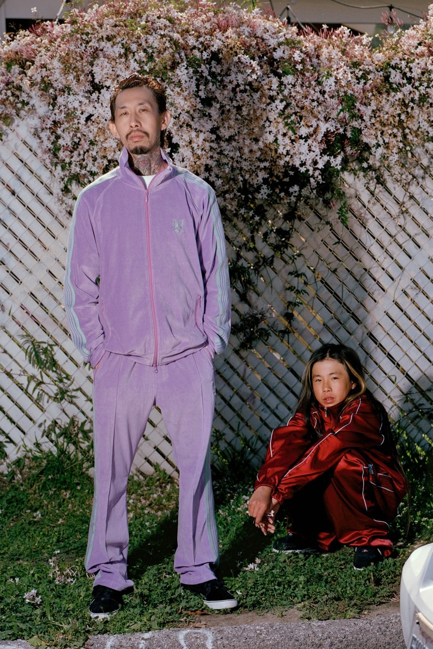 ASAP Rocky AWGE x Needles Spring Summer 2019 Collection Tracksuits Purple Red