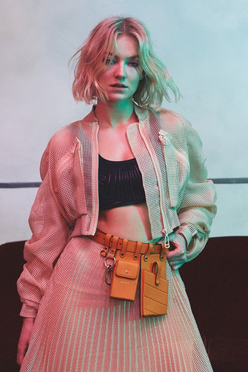 Astrid S Bra Black Two Piece Set Tan Fendi Belt Bag Orange
