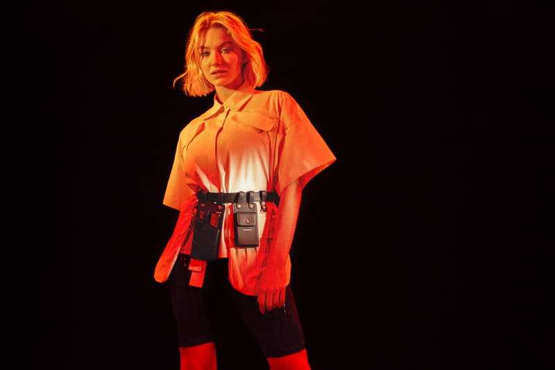 Astrid S Fendi Belt Bag Shorts Black Top White