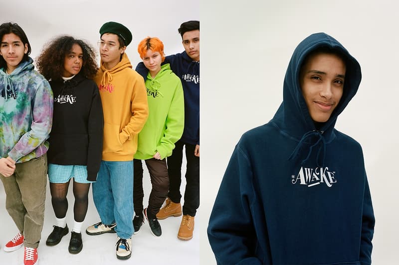 Awake NY Spring 2019 Teaser Capsule Hoodies Tie Dye Black Yellow Green Navy
