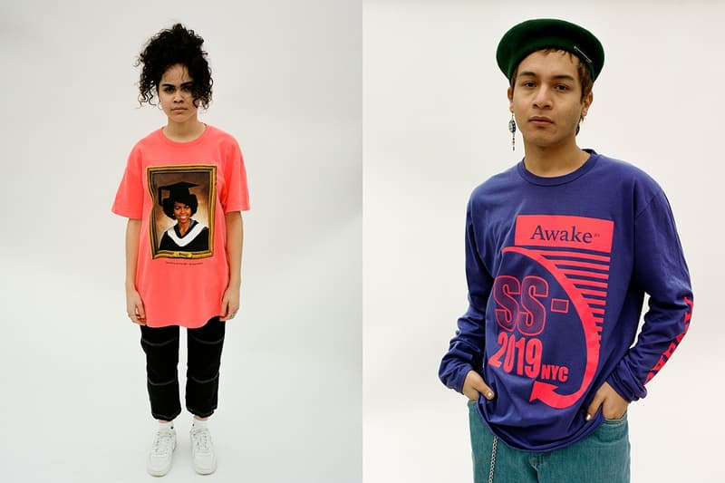 Awake NY Spring 2019 Teaser Capsule Michelle Obama Tee Coral Long Sleeved T Shirt Purple