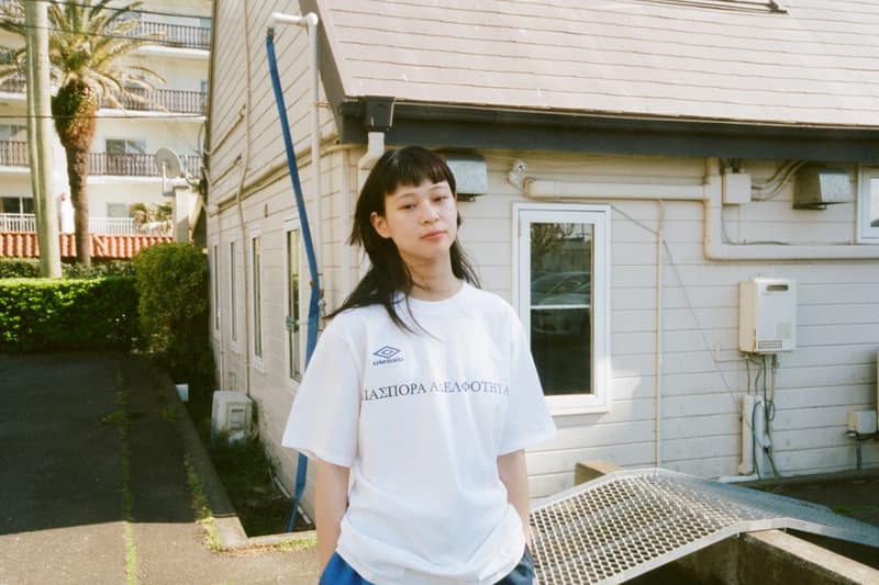 beams t diaspora skateboards umbro collab unisex harajuku vintage