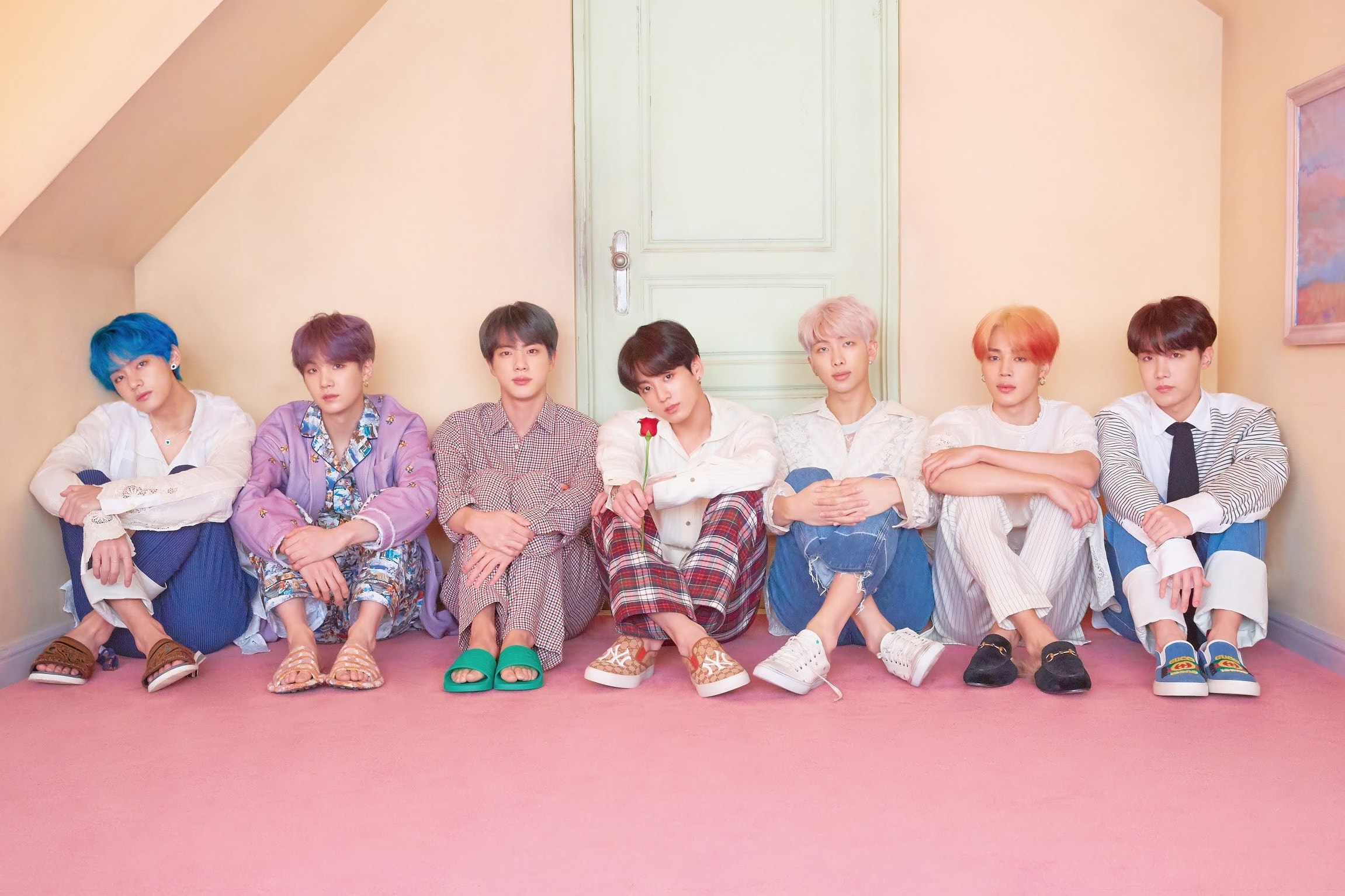 BTS "Map of the Soul: Persona" Album Release Ed Sheeran Halsey Boy With Luv Collaborations