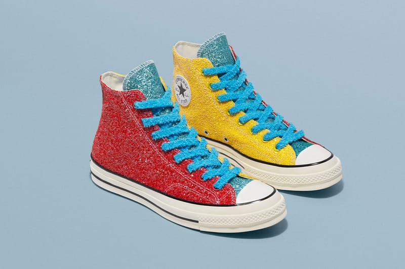 jw anderson sparkle converse