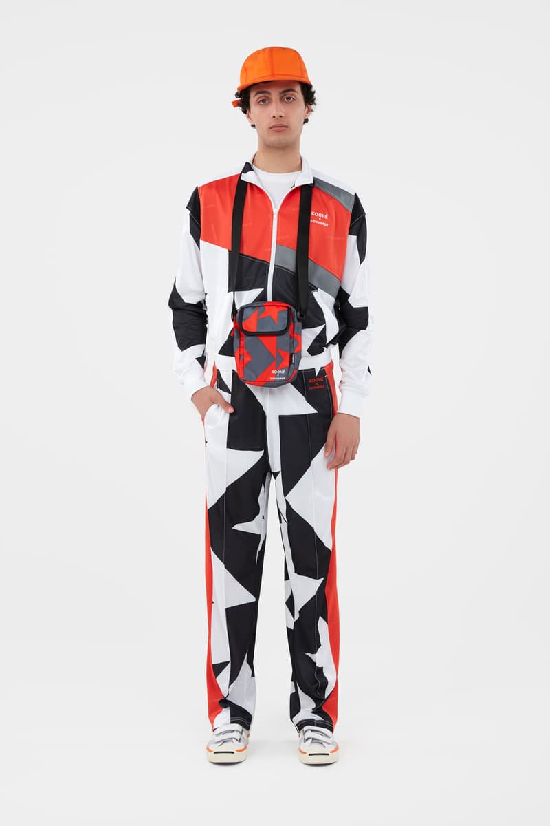 KOCHÉ x Faith Connexion x Feng Chen Wang x Converse Capsule Collection Tracksuit White Red Blue