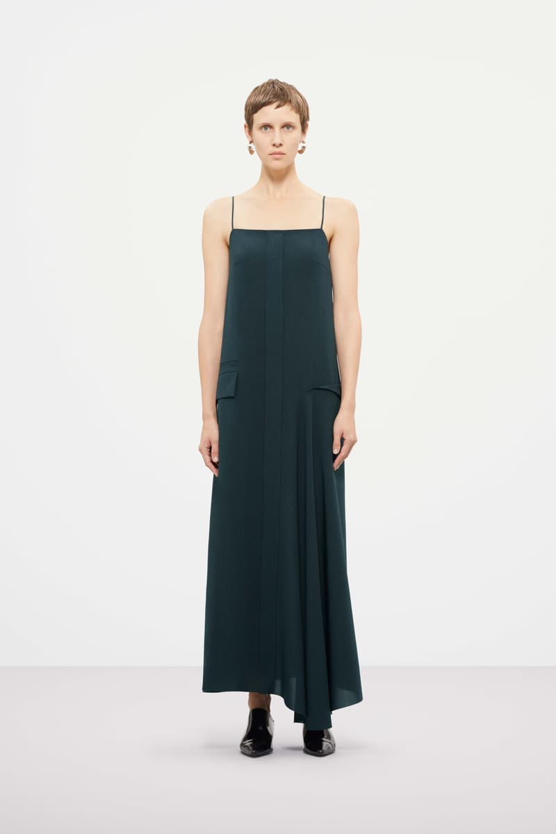 Cos Fall Winter 2019 Lookbook Dress Green