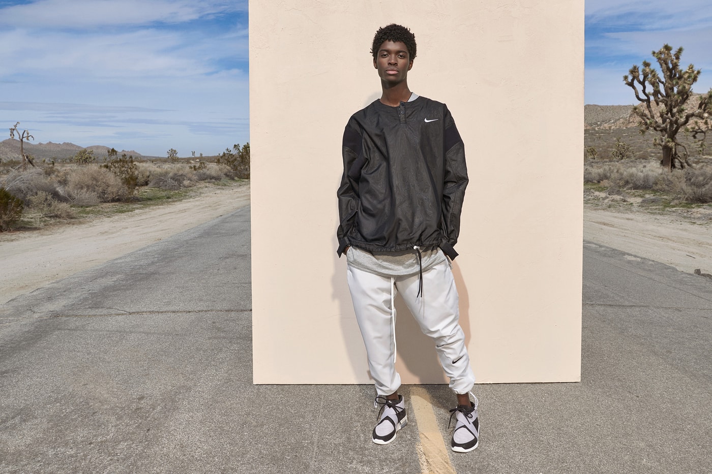 Fear of God x Nike Spring Summer 2019 Collection Sweater Black Pants Air Raid Cream