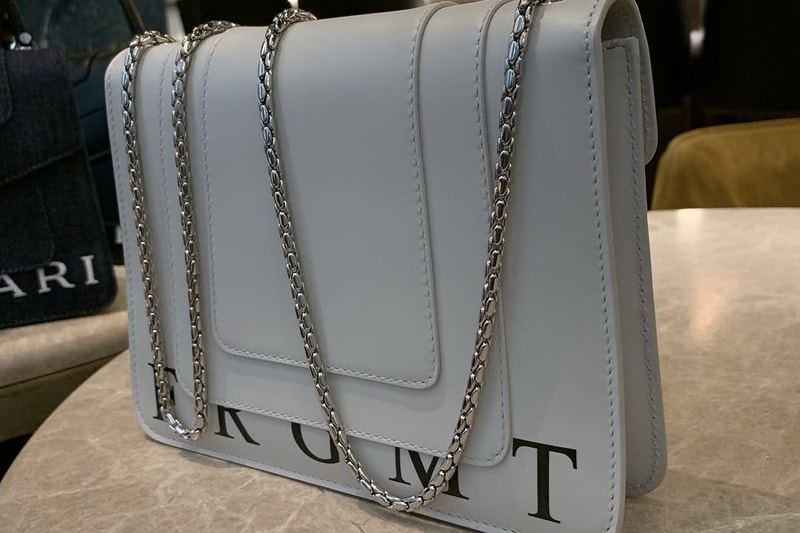 fragment design x Bvlgari Collaboration Bag White