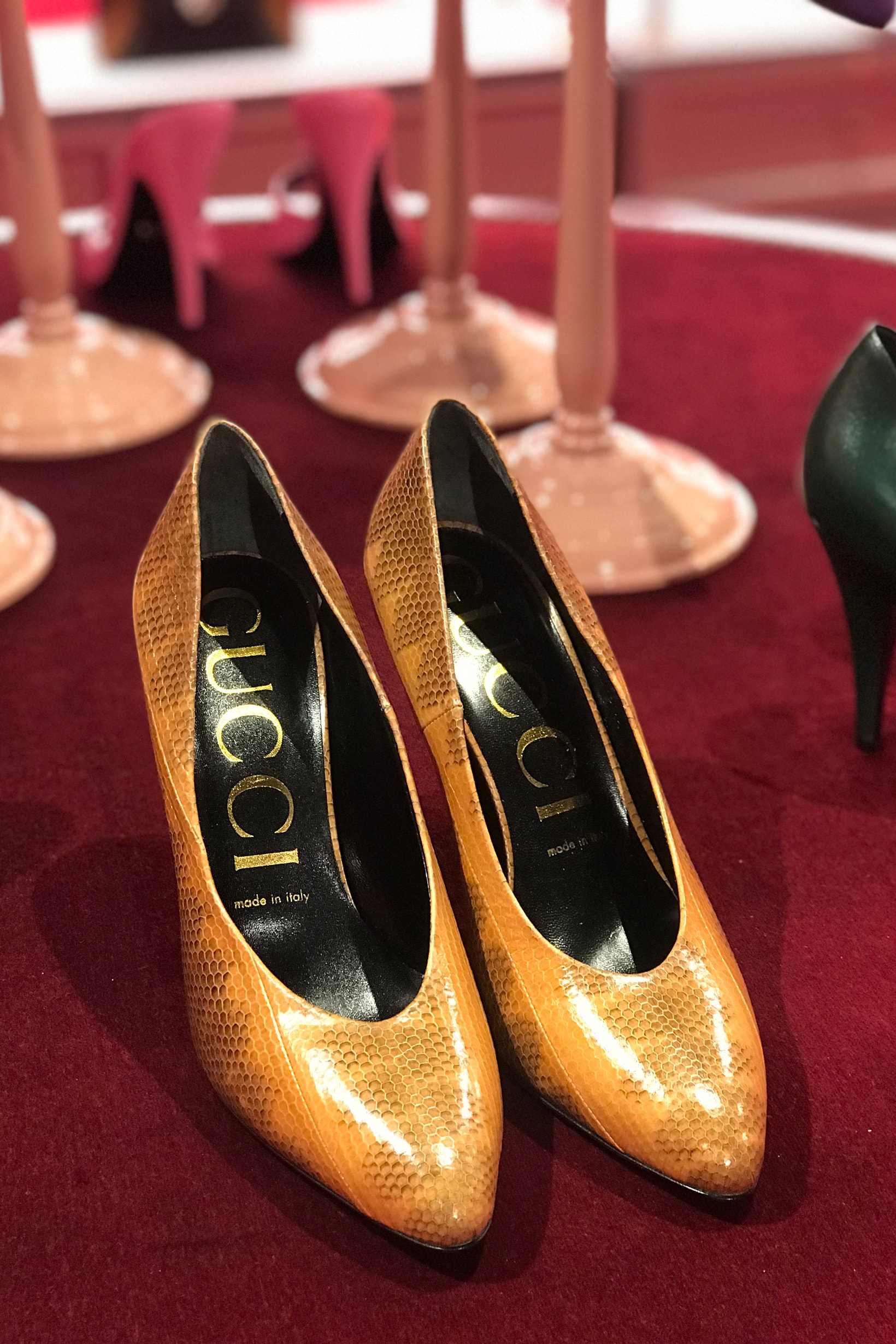 Gucci Fall Winter 2019 Collection Heels Yellow