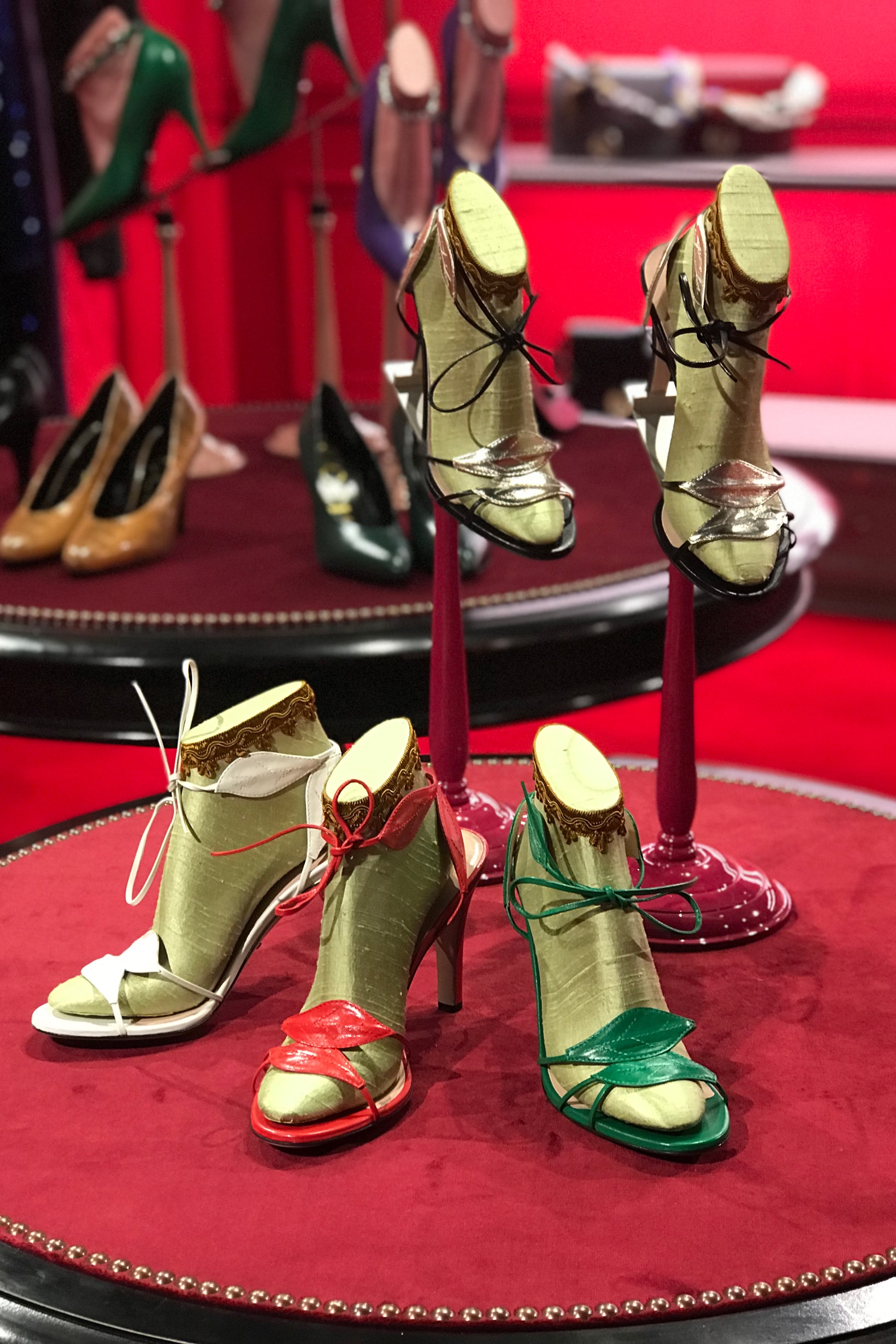 Gucci Fall Winter 2019 Collection Sandals Pink Green White Black Silver