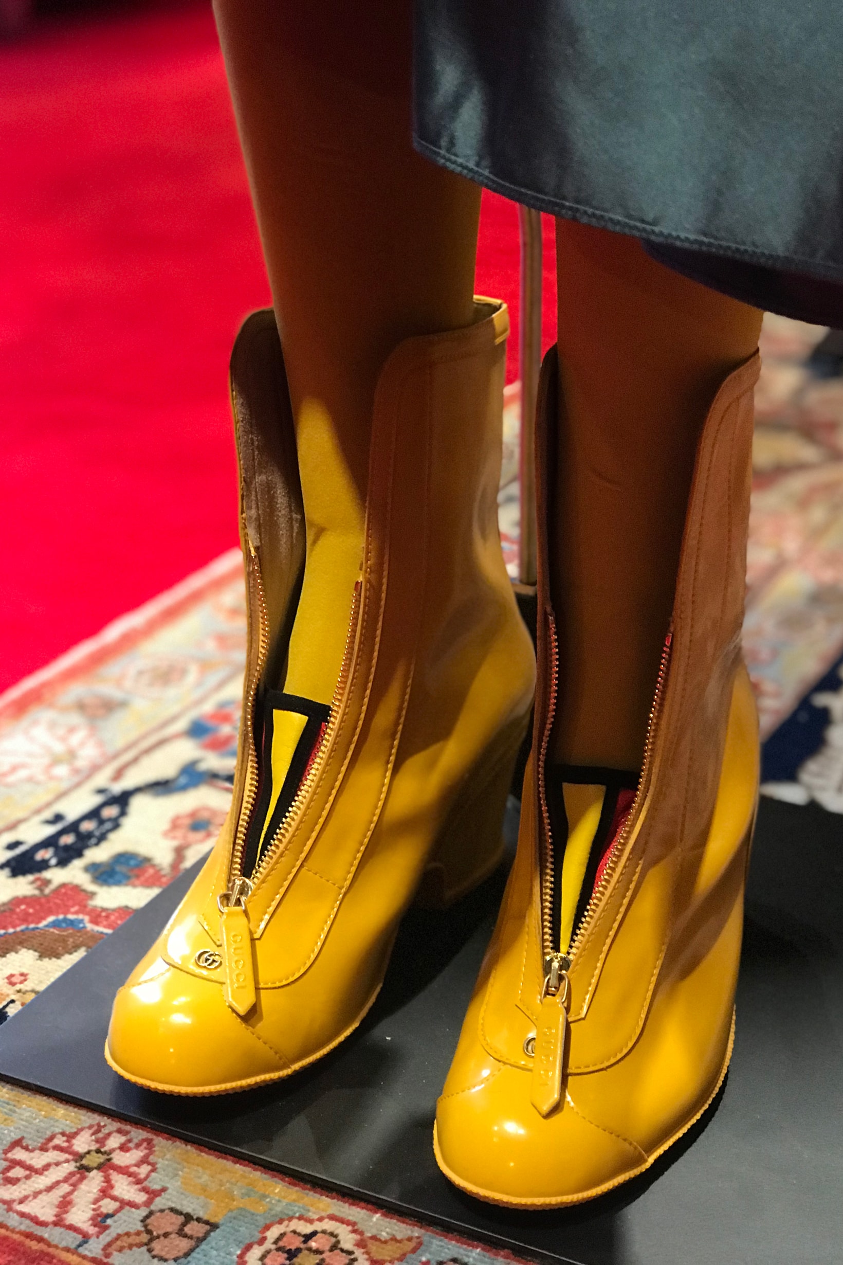 Gucci Fall Winter 2019 Collection Shoes Yellow
