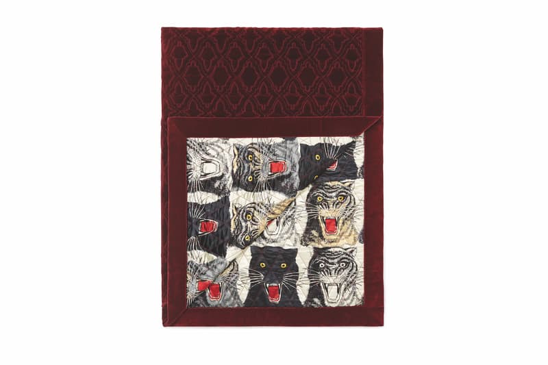 Gucci Decor SS19 Furniture Collection Spring Summer Pillow Monogram Blanket Candle