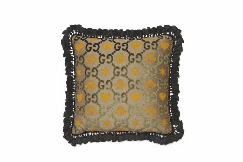 Gucci Decor SS19 Furniture Collection Spring Summer Pillow Monogram Blanket Candle