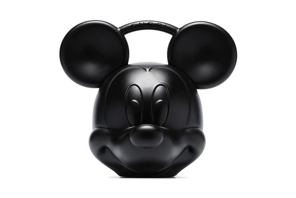Gucci Mickey Mouse Disney Head Bag in Black | Hypebae