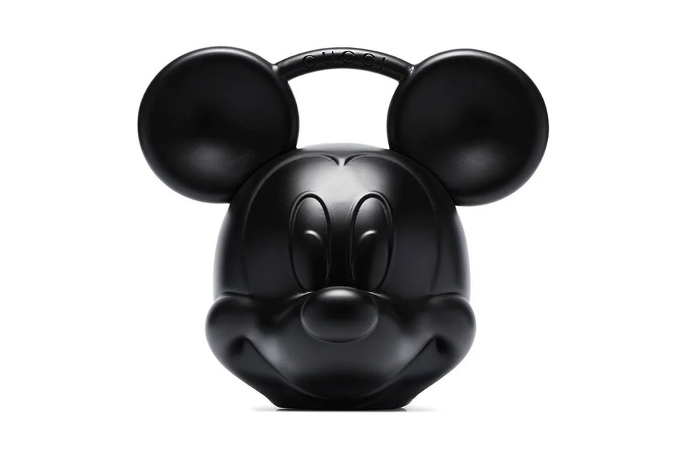 Gucci Mickey Mouse Disney Head Bag In Black Hypebae