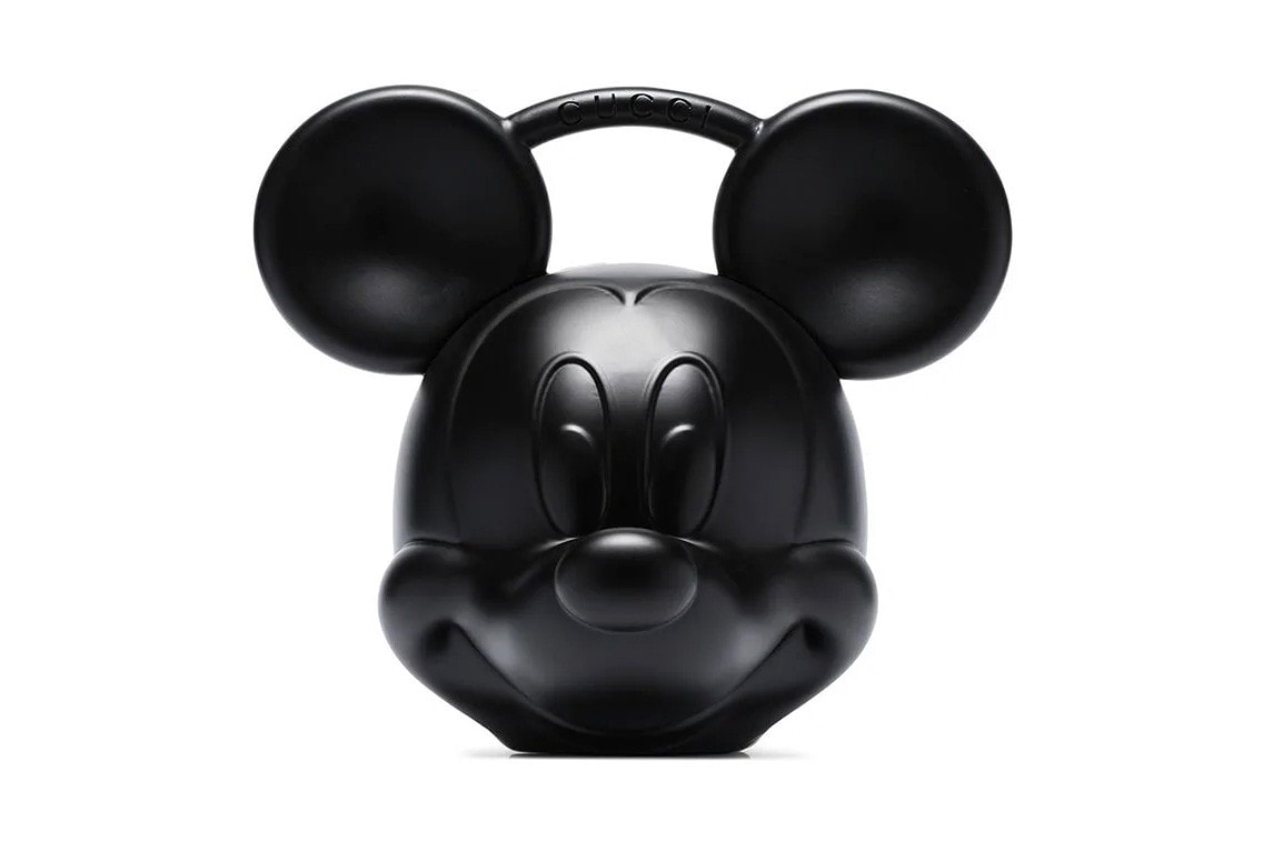 Gucci Mickey Mouse Disney Head Bag in Black Alessandro Michele 