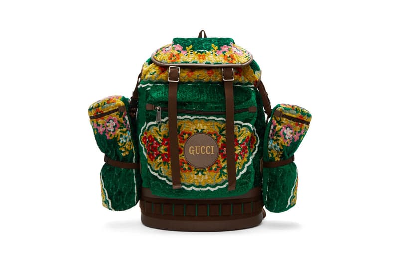 Gucci Oversized Tapestry Backpack Green