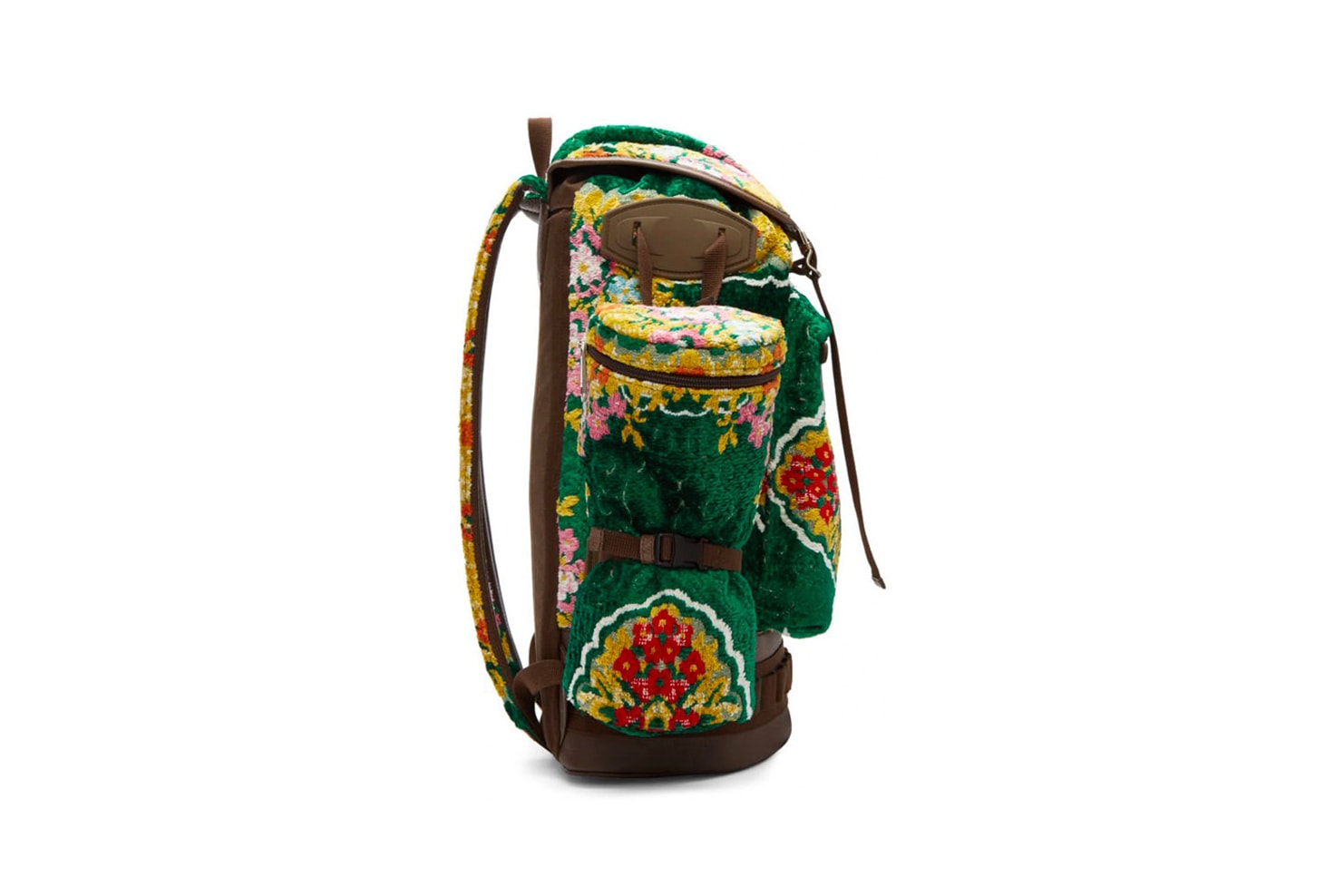 Gucci Oversized Tapestry Backpack Green
