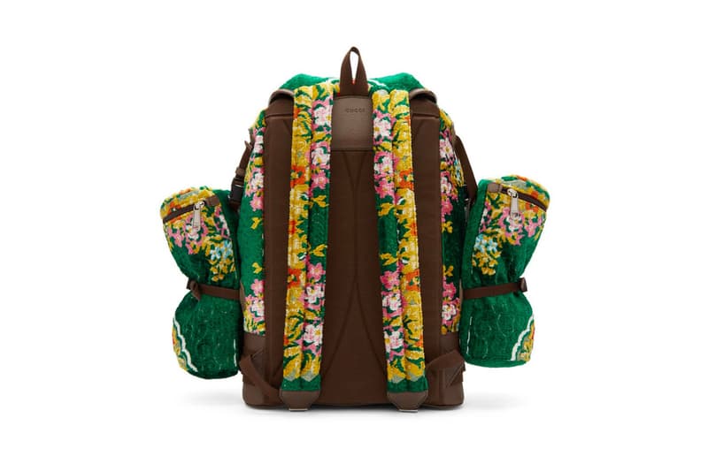 Gucci Oversized Tapestry Backpack Green