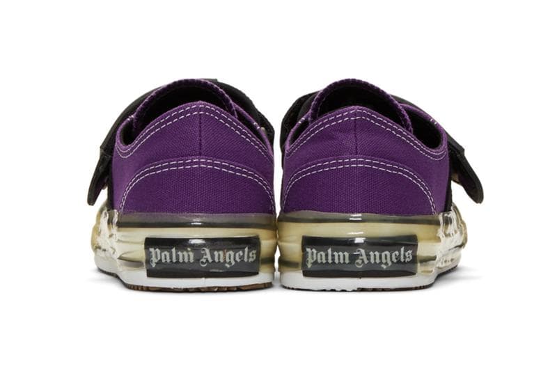 Palm Angels Velcro Sneaker Black White 