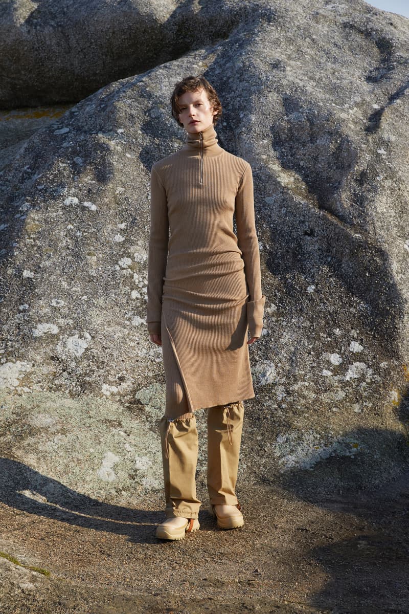 Jil Sander Plus Fall Winter 2019 Collection Sweater Dress Pants Tan