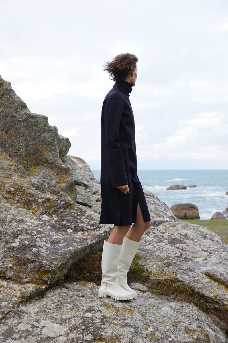 Jil Sander Plus Fall Winter 2019 Collection Shirt Blue Boots Cream