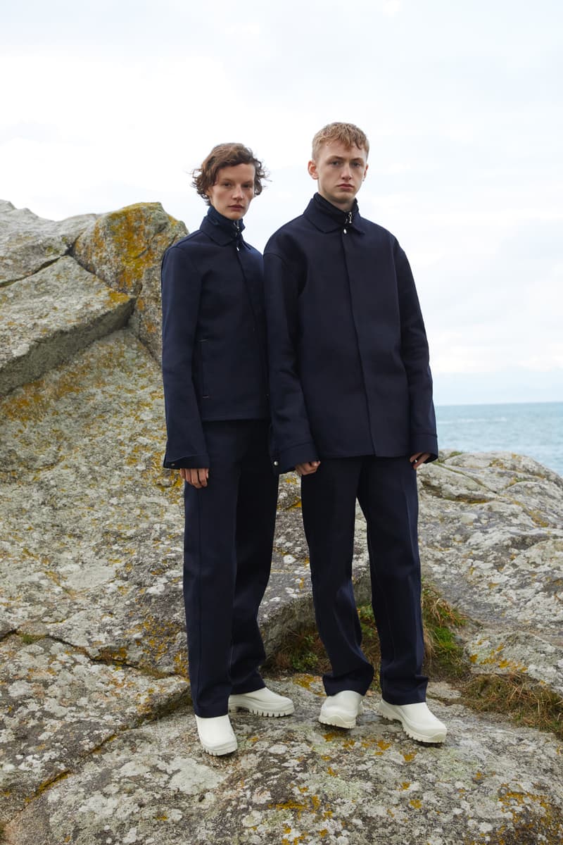 Jil Sander Plus Fall Winter 2019 Collection Shirt Pants Navy Blue