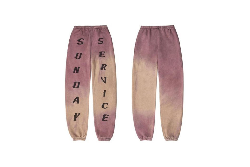 Kanye West Sunday Service Coachella 2019 Merch Sweatpants Tie Dye