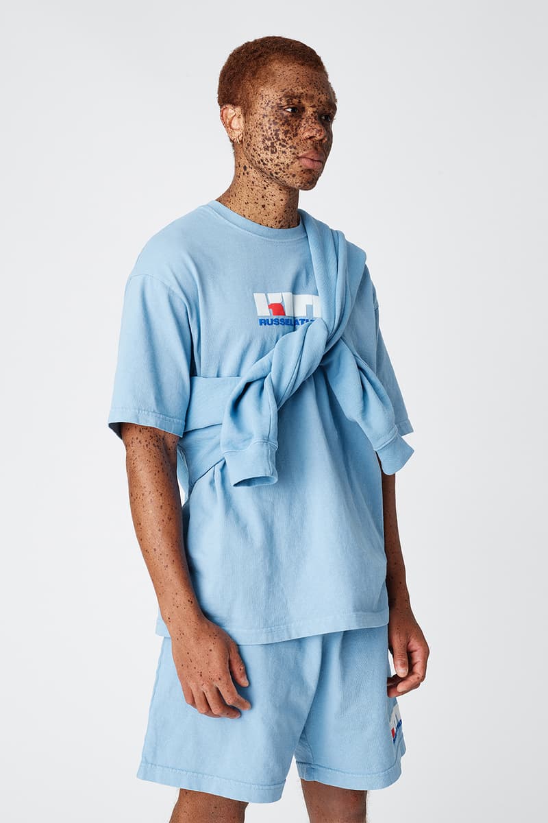 KITH Russell Athletic Unisex Collaboration Pastel Graphic T-Shirt Hoodie Sweatshirt Shorts Ronnie Fieg