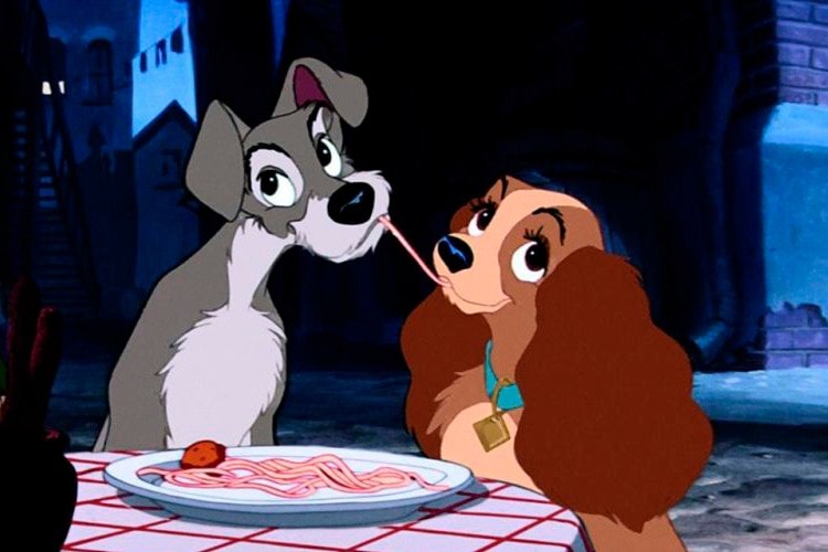 Lady and the Tramp Dogs Brown Grey