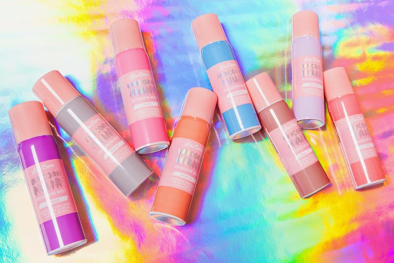 Lime Crime Unicorn Hair Rainbow Temporary Color Pink Red Festival Ombre