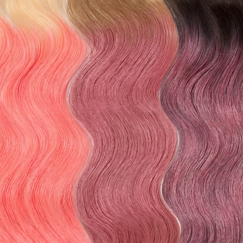 Lime Crime Unicorn Hair Rainbow Temporary Color Pink Red Festival Ombre
