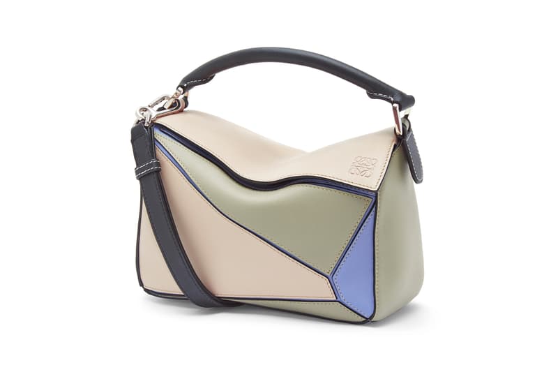 Loewe Paula Ibiza Summer 2019 Collection Puzzle Bag Cream Green