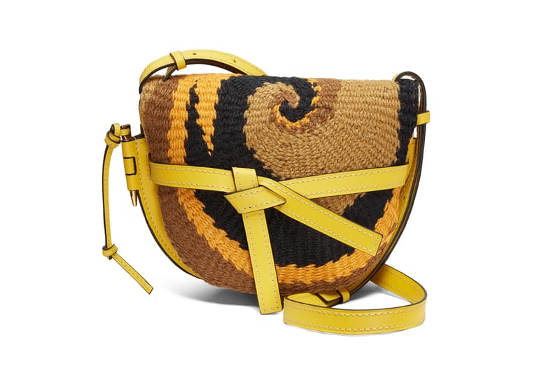 Loewe Paula Ibiza Summer 2019 Collection Mini Grain Leather Bag Yellow Brown