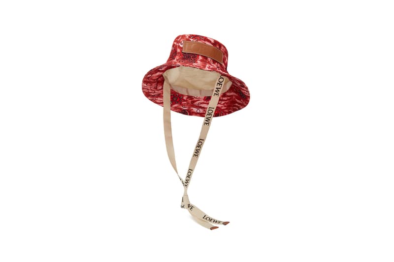 Loewe Paula Ibiza Summer 2019 Collection Hat Orange Red Tan