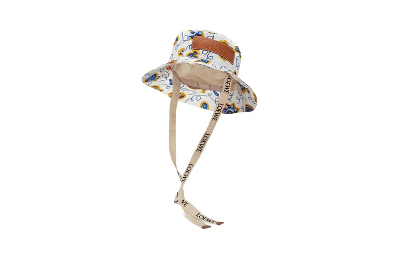 Loewe Paula Ibiza Summer 2019 Collection Hat White Brown